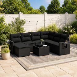 8-Piece Garden Sofa Set Offering Practical Outdoor Value