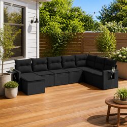 Comfort Meets Value with 8 Piece Outdoor Sofa Set