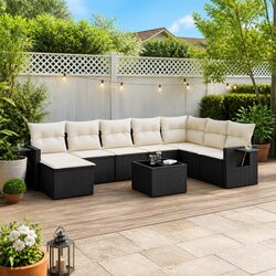 Reliable 9 Piece Modular Garden Sofa Set for Your Home