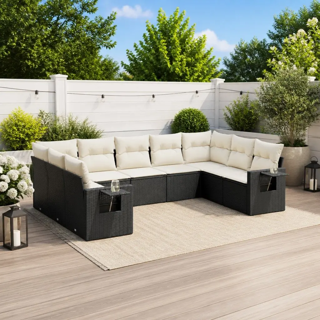 9-Piece Outdoor Sofa Set for Comfort and Functionality