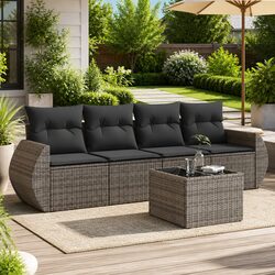 Practical and Affordable 5 Piece Garden Sofa Set