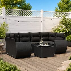 Value-Driven 7 Piece Garden Sofa Set with Storage