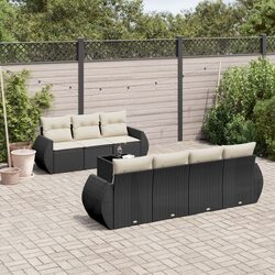 Practical 8-Piece Garden Sofa Set with Storage