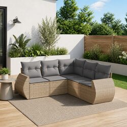 Comfortable and Practical 5 Piece Outdoor Sofa Set