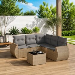 Comfortable and Affordable 6-Piece Garden Sofa Set