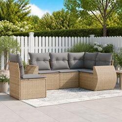 Comfortable and Practical 5-Piece Outdoor Sofa Set