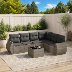 Comfortable and Reliable 7 Piece Garden Sofa Set