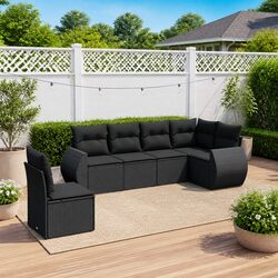 Comfortable and Value-Driven 6 Piece Garden Sofa Set