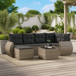 Comfortable 7-Piece Garden Sofa Set with Practical Value