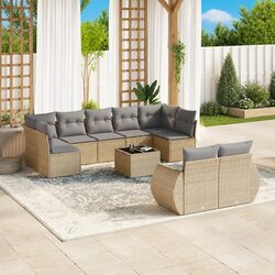 Comfortable 10-Piece Garden Sofa Set for Outdoor Relaxation