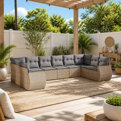 Reliable 10-Piece Outdoor Sofa Set for Your Space