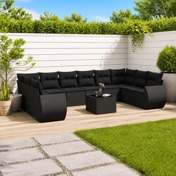 Comfortable 11-Piece Garden Sofa Set for Outdoor Relaxation