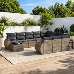 Comfort and Practicality in the 11-Piece Garden Sofa Set