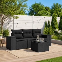 Comfort and Value with Our Black Garden Sofa Set