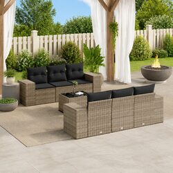 Reliable 7-Piece Outdoor Sofa Set with Storage