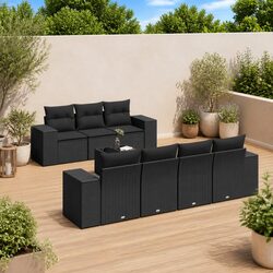Reliable 8-Piece Garden Sofa Set with Modular Design