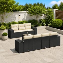 Value and Practicality with This 8-Piece Garden Sofa Set