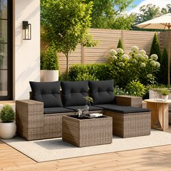 Comfortable 5 Piece Garden Sofa Set for Your Outdoor Oasis