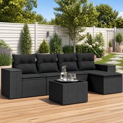 Comfortable 6 Piece Garden Sofa Set Offers Great Value