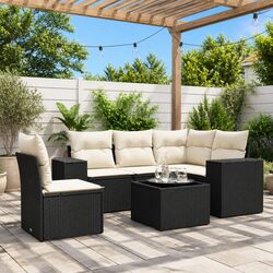 Comfortable 6 Piece Outdoor Sofa Set: Perfect for Family Gatherings