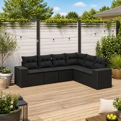 Comfortable and Practical 6-Piece Garden Sofa Set