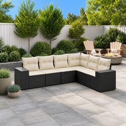 Comfortable and Affordable 6-Piece Garden Sofa Set