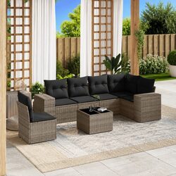 Value and Comfort with the 7-Piece Garden Sofa Set