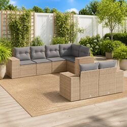 7 Piece Garden Sofa Set: Reliable and Comfortable Outdoor Furniture