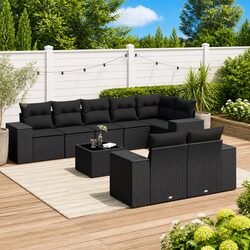 Comfort and Practicality: 9 Piece Garden Sofa Set