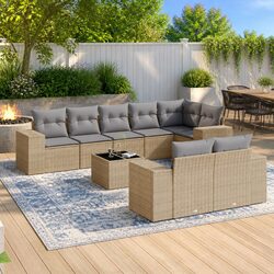 9-Piece Garden Sofa Set: Durable Comfort for Outdoor Spaces