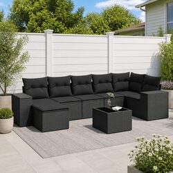 Value-Oriented 8 Piece Outdoor Sofa Set