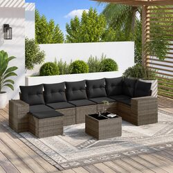 Comfortable and Durable 8-Piece Garden Sofa Set