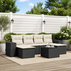Black Garden Sofa Set - Practical and Comfortable for Outdoors