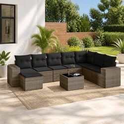 Durable and Stylish 9-Piece Garden Sofa Set