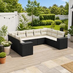 Quality and Practicality in a 9-Piece Garden Sofa Set