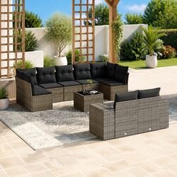 Reliable 10-Piece Garden Sofa Set for Your Patio