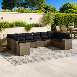 Comfort and Value in 10-Piece Garden Sofa Set