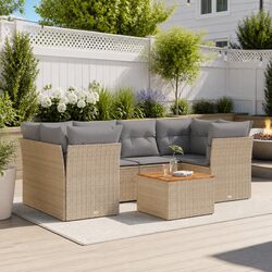 Comfort and Value in a 7 Piece Garden Sofa Set
