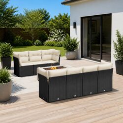 8 Piece Garden Sofa Set: Practical Comfort for Outdoors