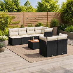 Comfortable 8-Piece Modular Sofa Set for Outdoor Living