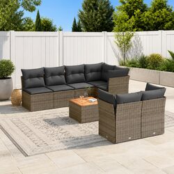 8 Piece Outdoor Sofa Set: Practical and Elegant