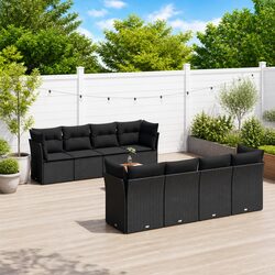 Comfortable 9 Piece Outdoor Sofa Set for Quality Time
