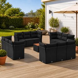 Value-Driven 13-Piece Garden Sofa Set for Outdoors