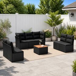 Comfortable and Versatile 8 Piece Garden Sofa Set