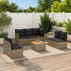 Reliable 8 Piece Outdoor Sofa Set with Storage