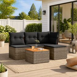 Quality 5 Piece Garden Sofa Set with Practical Features