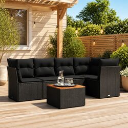 Comfortable and Practical 6-Piece Outdoor Sofa Set