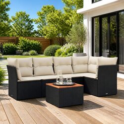 Practical and Stylish 6 Piece Garden Sofa Set