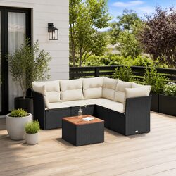 Comfortable and Durable 6-Piece Outdoor Garden Sofa Set