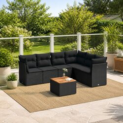 Comfortable and Practical 7-Piece Outdoor Sofa Set